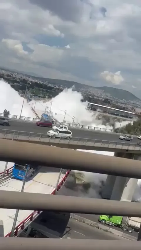 Gas tanker explosion in Mexico city