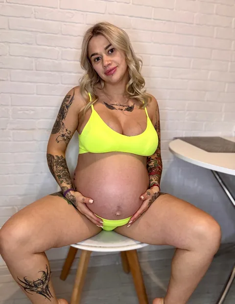 My pregnant belly transformation