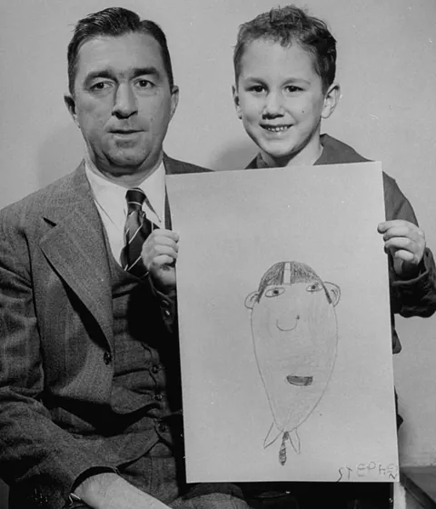 These kids were asked to draw their fathers from memory, 1949. Which one is your favourite?