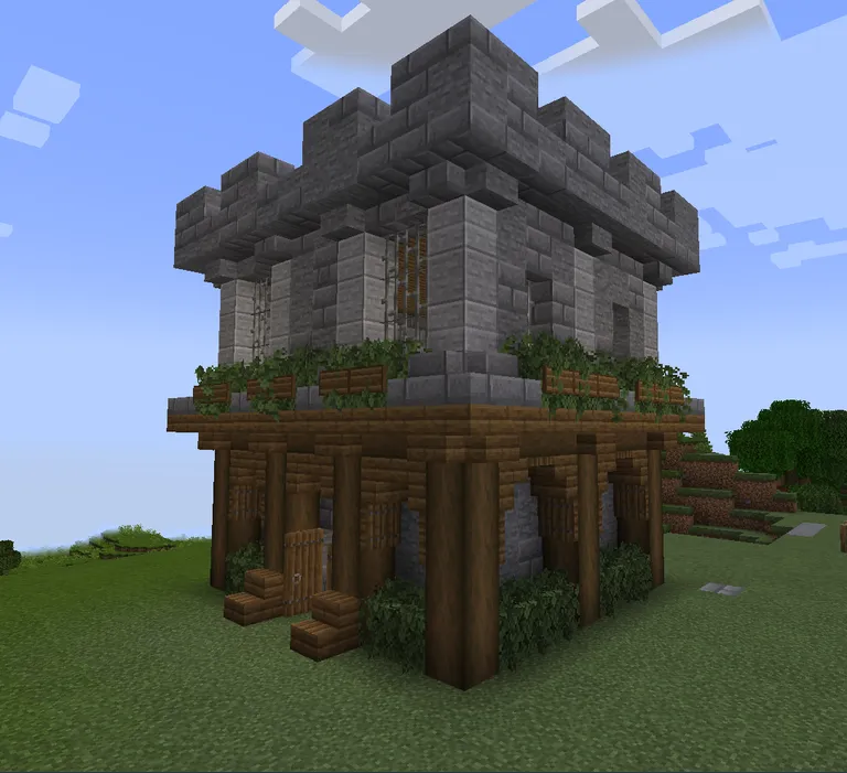 I started a new world, this is my base.