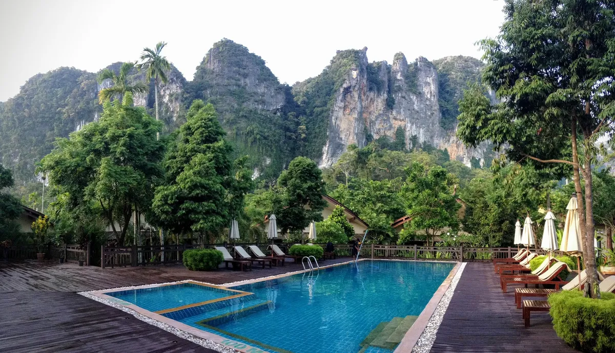 I got a room for $25 and was the only one here - Ao Nang, Thailand.