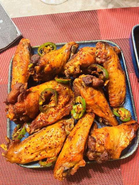 Spicy Salt and Pepper wings.