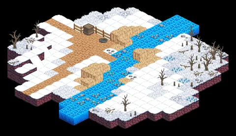 Isometric Pixel Art Locations for our RPG