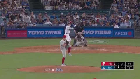 Shohei Ohtani throws five no-hit innings, hits his 50th HR of the season but Dodgers' bullpen blows lead in 9-6 loss to Phillies