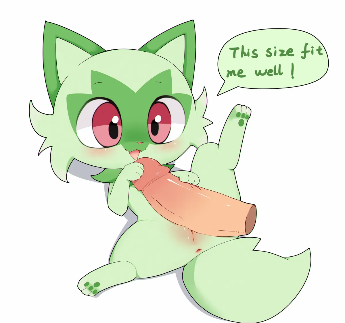 Playing with sprigatito [M/F] (flong)