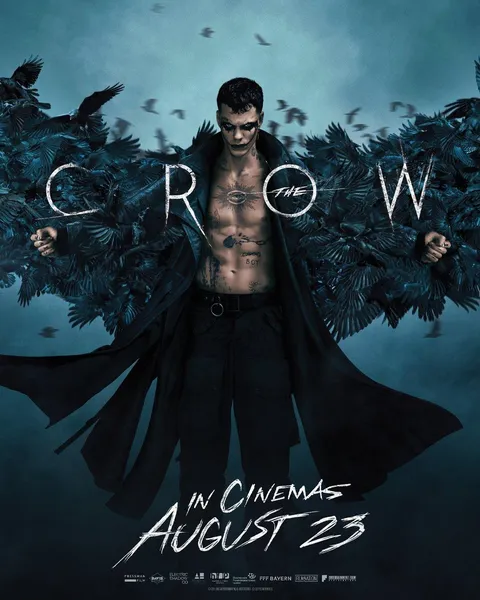 New Poster for 'The Crow' - Starring Bill Skarsgård and Directed by Rupert Sanders ('Ghost in the Shell')