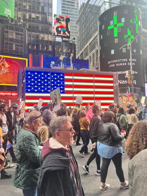 “No Kings” protest, NYC
