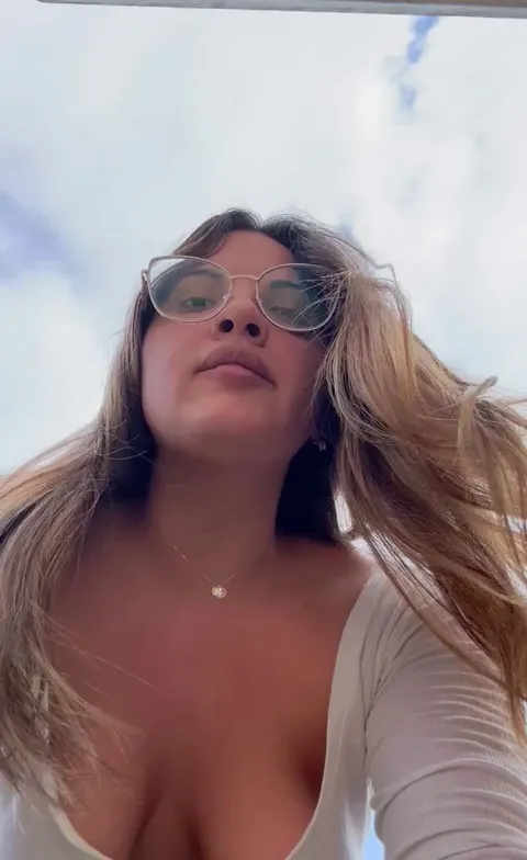 stepped out and believe me no bra is better