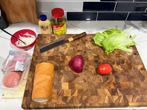 [homemade] sub sandwich