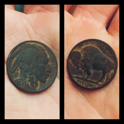 I found this American coin far away from its country, in a quiet field while metal detecting in Scotland.
