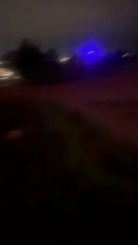 A rather beautiful light show over Sevastopol as troops try to intercept a drone