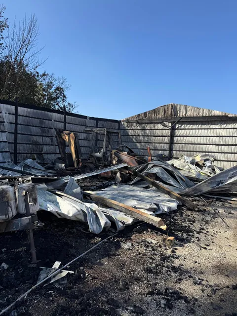 Shitty someone lit our family business on fire today. We own a storage facility and my folks called me thankfully we didn’t lose more and only one customer was effected but we lost all of our equipment