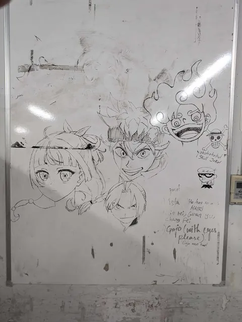 There's a disused whiteboard at work that I've been taking advantage of during my breaks [Multiple Shows]