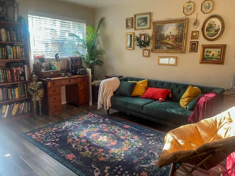 Love the way my living room is coming together! Just need a coffee table!