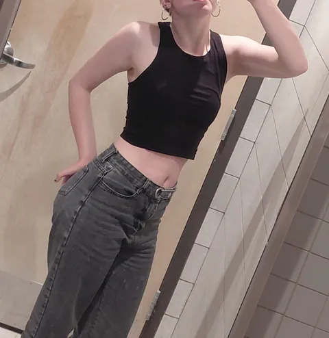 F18 - public bathroom selfies (only i keep getting more naked)