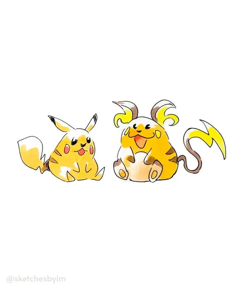 I doodled Kanto Pokemon (OC)