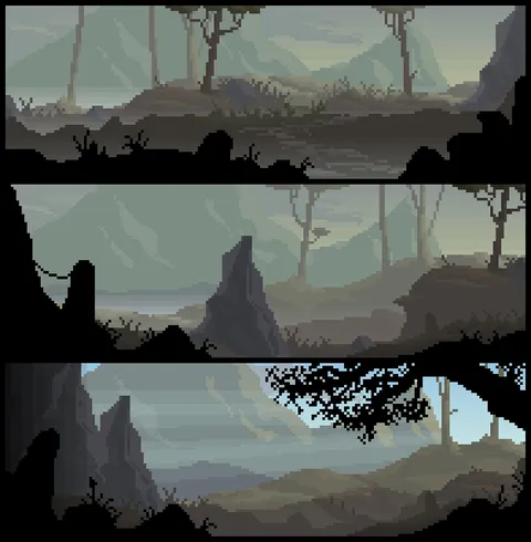 How much does reusing sprites hurt these scenes visually?