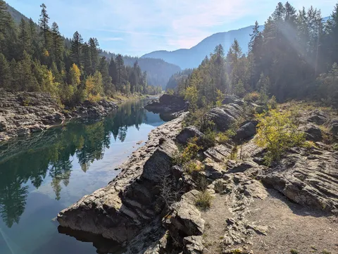 Taken from Belton Bridge, West Glacier, Montana [2048x1542] [OC]