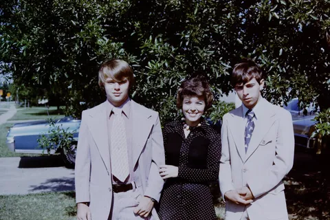 In memory of my brother (left) who died four years ago - Pic from 1970s Texas