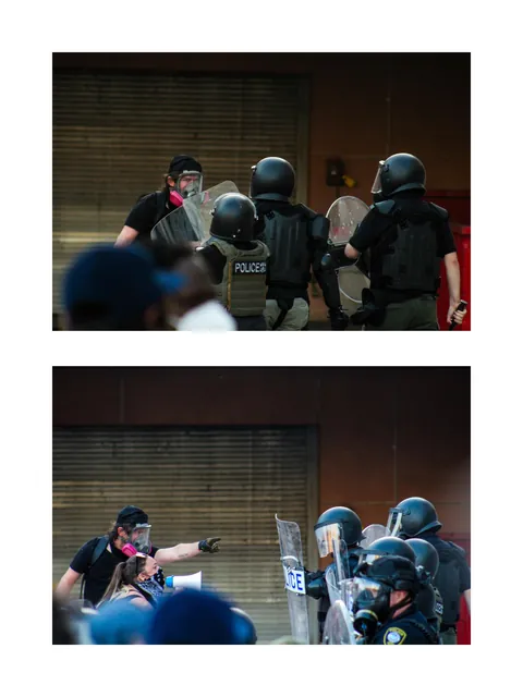 Today in Los Angeles, the people fought back. [OC]