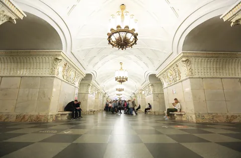 Architecture of some Moscow metro stations