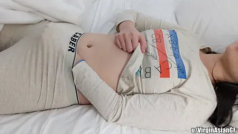 I'm masturbating for you and taking off my pajamas at the same time...