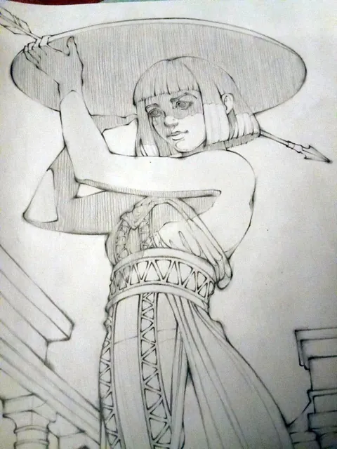 Target, Ena Bianca, Graphite and digital, 2026 [OC]