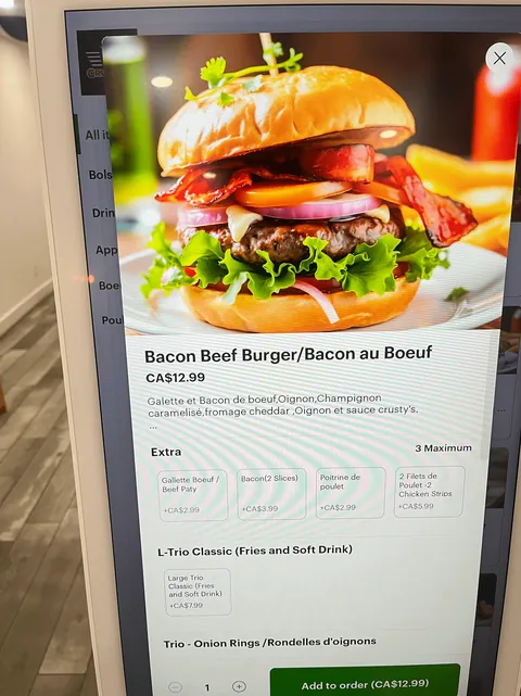 Burger is beyond different from what was visually advertised