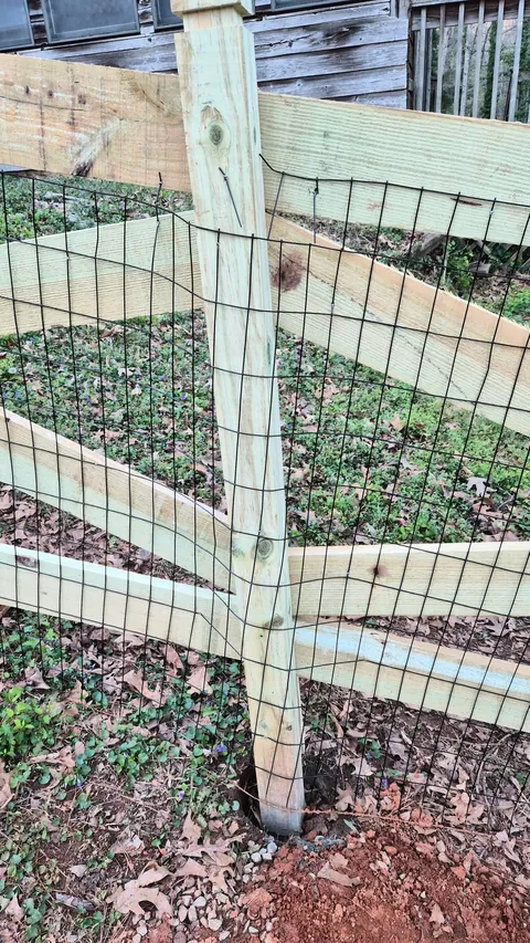 Went with the "under dog" company to build a fence and this is what I'm left with