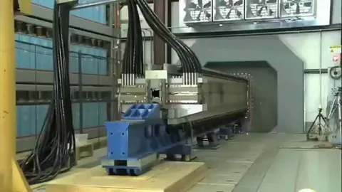 The testing of the real life "Railgun", developed in 2012 by BAE Systems.