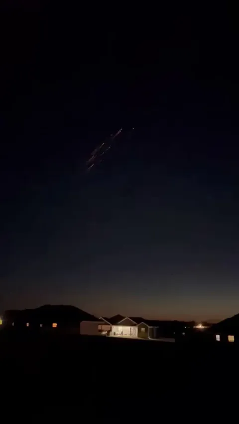 What was this that just broke up over my house in Texas about 15 min ago?