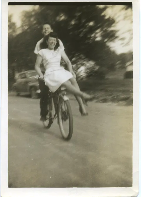My Grandfather and Great Grandmother, Mothers' Day 1946. 