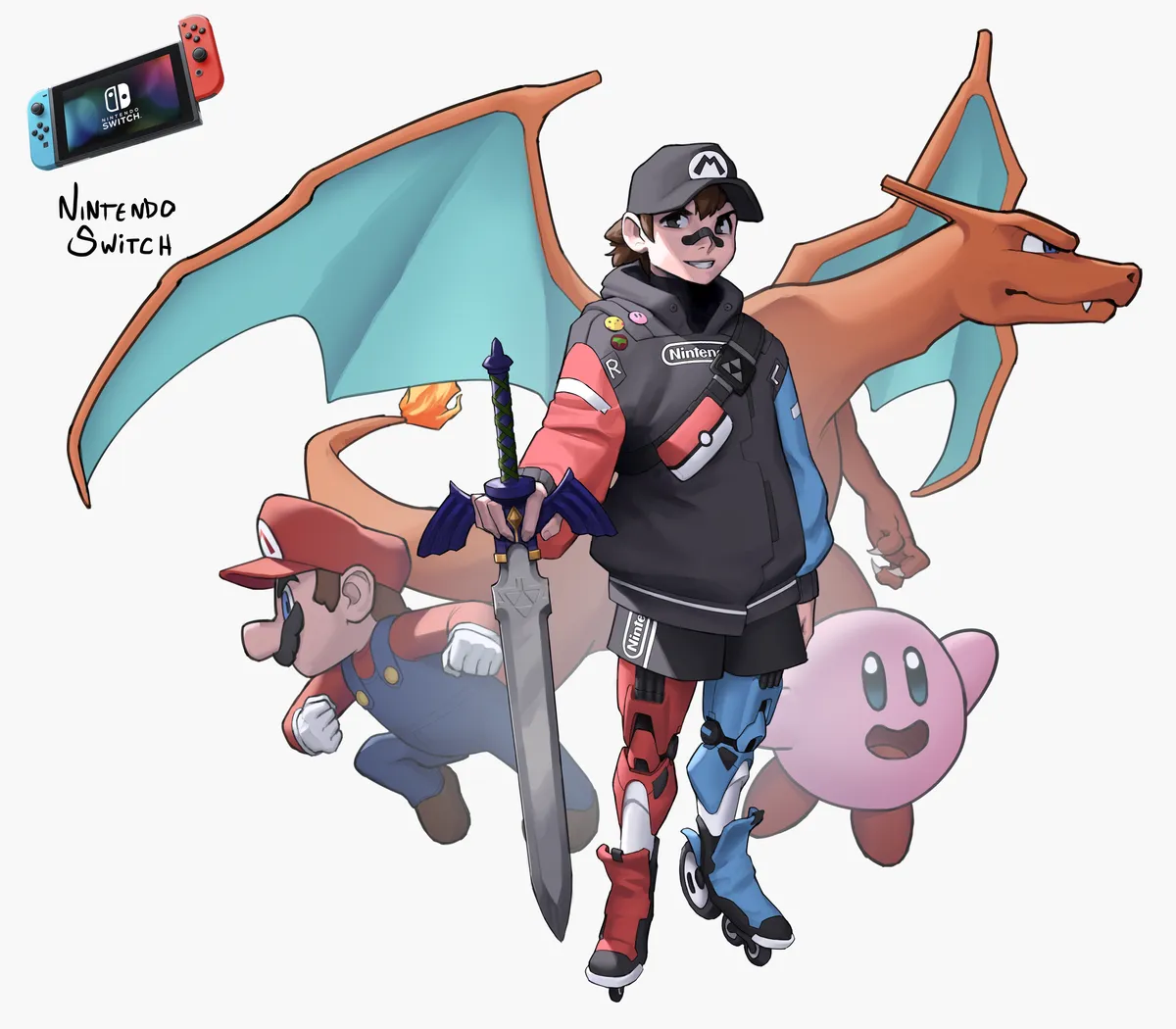 Nintendo Switch as a character