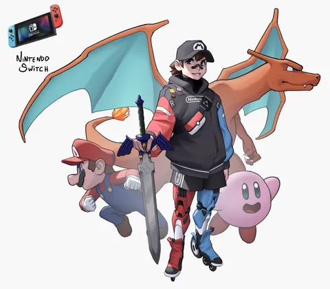 Nintendo Switch as a character