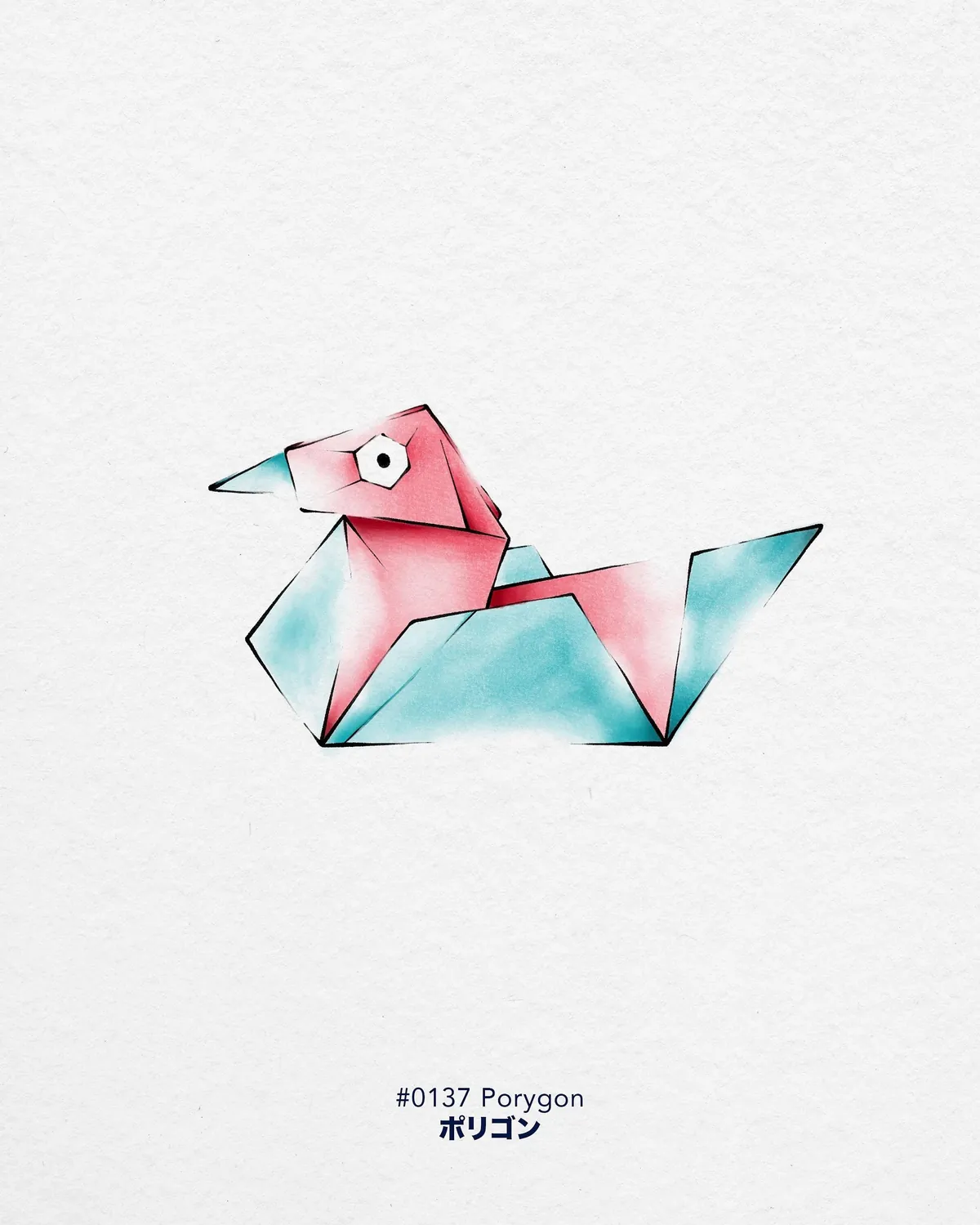 Pokemons in japanese traditional style