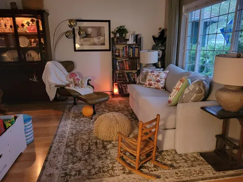 Cozy in reading room