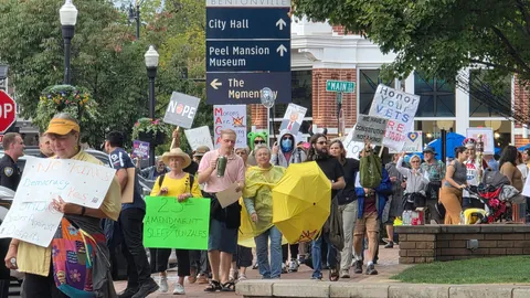 No Kings Event in Bentonville, Arkansas