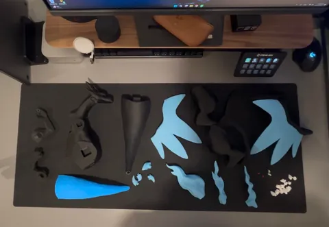 I made this Mega X Charizard