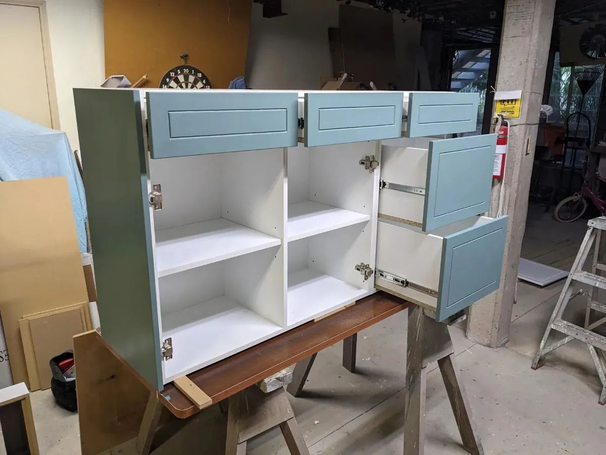 From a scribble on a piece of paper to the final product. Wife was happy in the end.