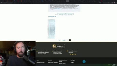 Asmongold reacts to the Epstein files being fully redacted