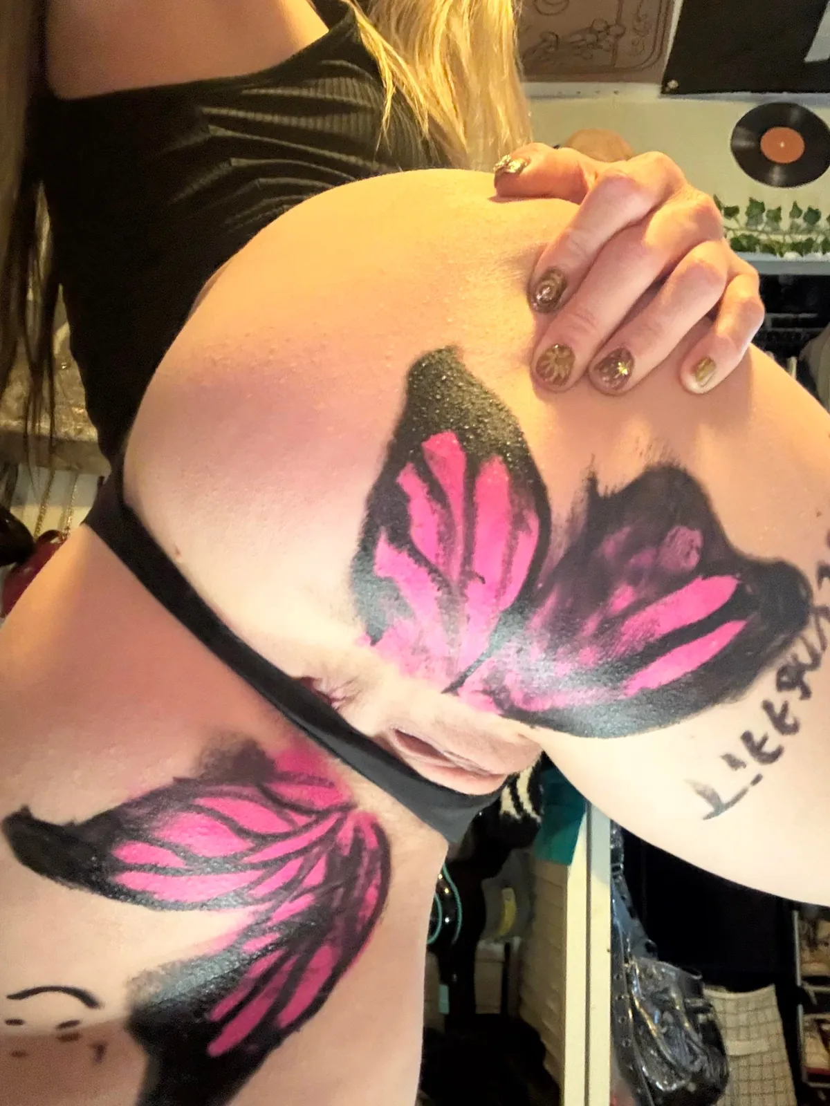 This is what happens when I have too much free time (f) I hope this washes off soon Hahhaha