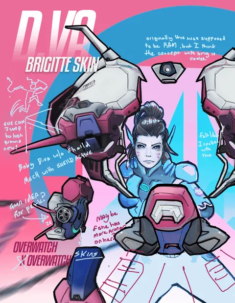 OVERWATCH X OVERWATCH Skins ideas.