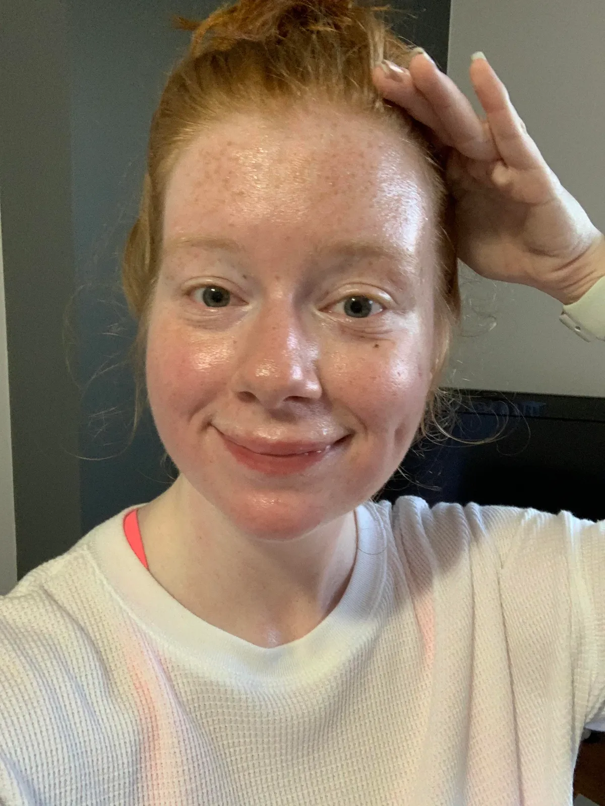 I have cerebral palsy, which has always made it difficult for me to run and jog. Today, despite my disability, I jogged 3km (with a few walking breaks) and I couldn’t be more proud of myself! Here I am, happily post-jog!