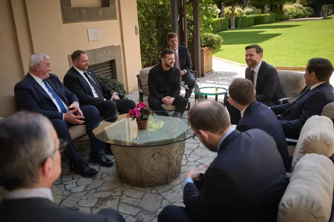 President Zelensky met today with Vice President JD Vance and Secretary of State Marco Rubio in Rome.