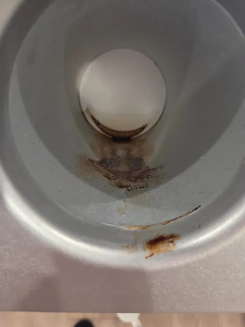 My wine chiller malfunctioned and nearly caused a disaster. Yes that bottle of wine is 174 degrees Fahrenheit