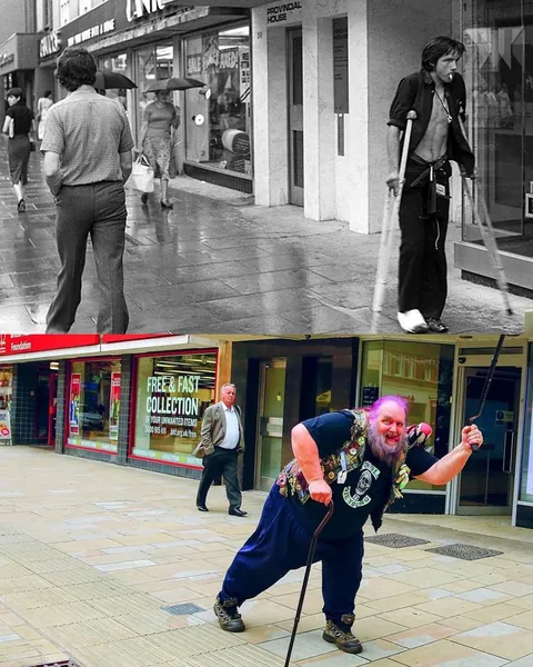 Photographer tracked down people he captured 40 years ago to recriate their photos