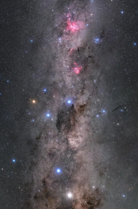 Our own galaxy in full color, including H-alpha and SII.