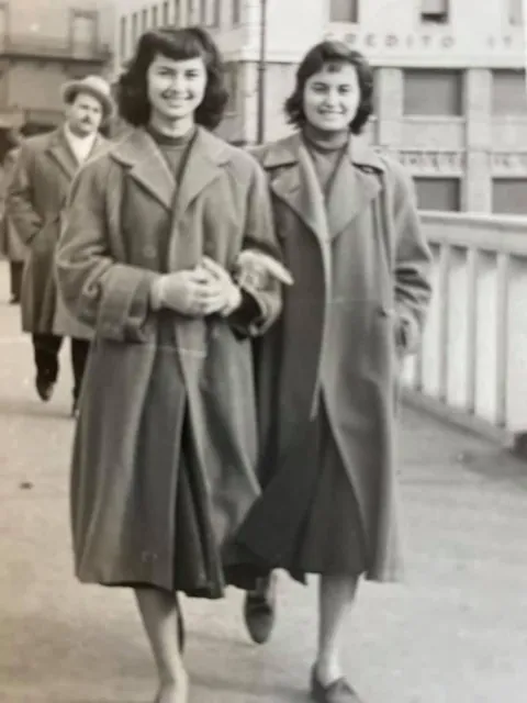 My nonna and her sisters. Italy, early 1950s