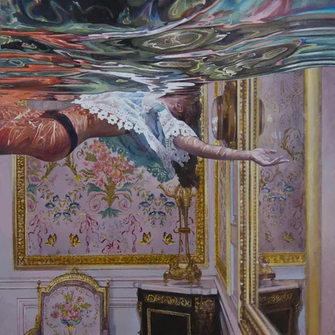 Dream of Freedom, Ivana Zivic, oil on canvas, 2020