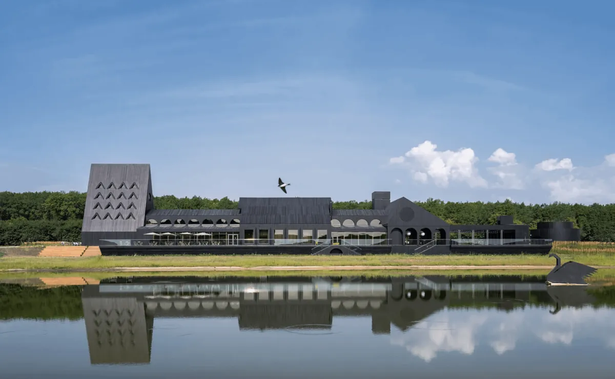 Hospitality Center at Kudykina Gora Park by Megabudka in Lipetsk Oblast, Russia